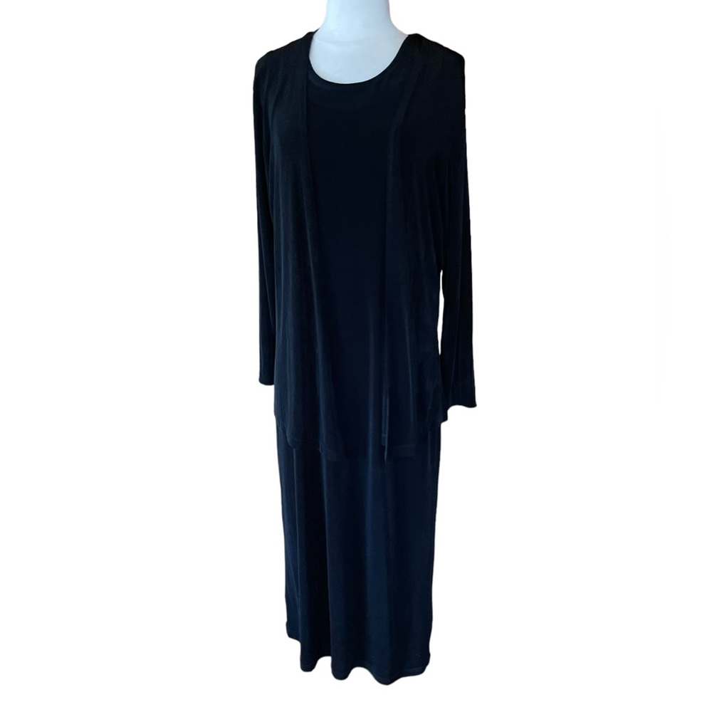 Chico’s‎ 2 Piece Dress & Matching Open Cardigan